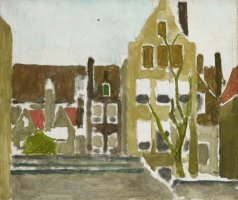 A Group of Houses by George Hendrik Breitner