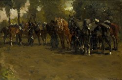 Cavalry at Repose by George Hendrik Breitner