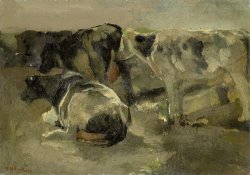 Four Cows by George Hendrik Breitner