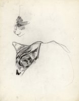 Twee Studies Van Een Kat by George Hendrik Breitner