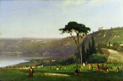 Lake Albano by George Inness