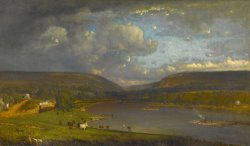 On The Delaware River by George Inness