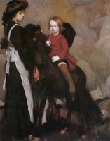 Equestrian Portrait of a Boy by George Lambert