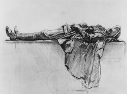 Recumbent Figure of a Soldier by George Lambert