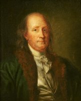 Portrait of Benjamin Franklin by George Peter Alexander Healy