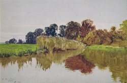 On the Arun Stoke Sussex by George Vicat Cole