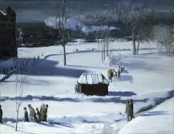 Blue Snow, The Battery by George Wesley Bellows
