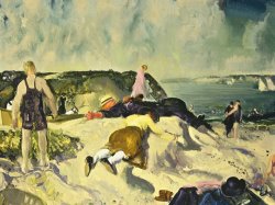 The Beach Newport by George Wesley Bellows
