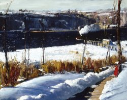 Winter Afternoon, Riverside Park, New York City, January 1909 by George Wesley Bellows