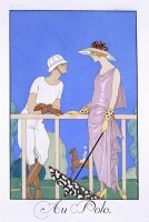 At Polo by Georges Barbier