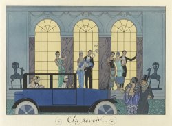 Au Revoir From The Portfolio, Le Bonheur Du Jour, Ou, Les Graces a La Mode by Georges Barbier