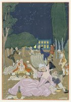 On The Lawn by Georges Barbier