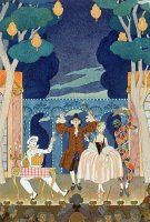Pantomime Stage by Georges Barbier