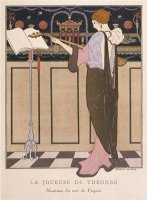Paquin Evening Coat by Georges Barbier