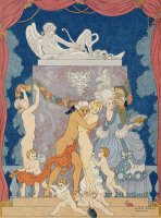 Scene From 'les Liaisons Dangereuses' by Georges Barbier