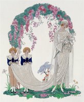 The Bride 1920 by Georges Barbier