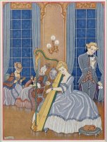 Valmont Seducing His Victim by Georges Barbier