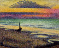 The Beach at Heist by Georges Lemmen