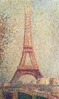 The Eiffel Tower by Georges Pierre Seurat