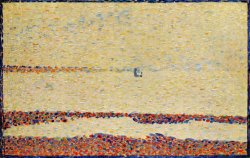 Beach at Gravelines 1890 by Georges Seurat