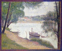 Gray Weather, Grand Jatte by Georges Seurat