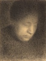Madame Seurat, The Artist's Mother by Georges Seurat