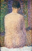 Model From The Back 1886 by Georges Seurat