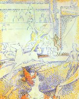 Study for The Circus 1891 by Georges Seurat