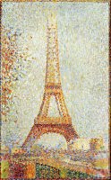 The Eiffel Tower 1889 by Georges Seurat