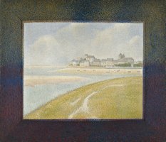 View of Le Crotoy From Upstream by Georges Seurat