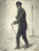 Walking by Georges Seurat