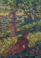 Woman in a Park by Georges Seurat