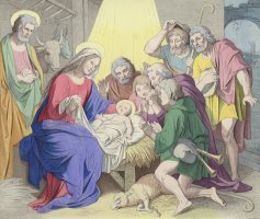 The Adoration Of The Shepherds by German School