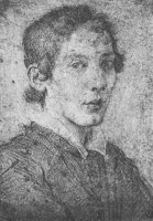 Portrait of a Young Man (selfportrait) by Gian Lorenzo Bernini