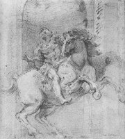 Study for The Equestrian Monument of Constantine The Great"" by Gian Lorenzo Bernini