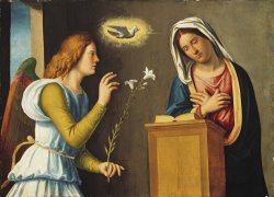 Annunciation to the Virgin by Giovanni Battista Cima da Conegliano