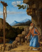 Saint Jerome In The Wilderness by Giovanni Battista Cima da Conegliano