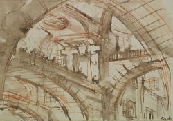 Drawing Of An Imaginary Prison by Giovanni Battista Piranesi