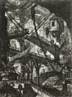 The Drawbridge, Plate VII From The Series Carceri D'invenzione by Giovanni Battista Piranesi