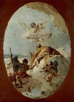 The Triumph of Valor Over Time (preparatory Sketch) by Giovanni Battista Tiepolo