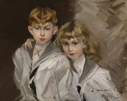 The Two Children by Giovanni Boldini
