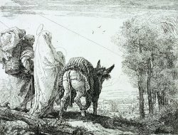 The Flight Into Egypt by Giovanni Domenico Tiepolo