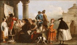 The Storyteller by Giovanni Domenico Tiepolo