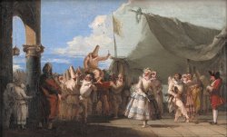 The Triumph of Pulcinella by Giovanni Domenico Tiepolo