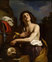 David with The Head of Goliath by Giovanni F. Barbieri