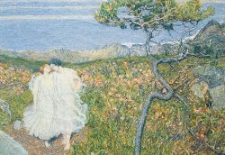 Love At The Fountain Of Life Or Lovers At The Sources Of Life by Giovanni Segantini