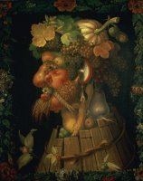 Autumn, From a Series Depicting The Four Seasons, Commissioned by Emperor Maximilian II (1527 76) by Giuseppe Arcimboldo