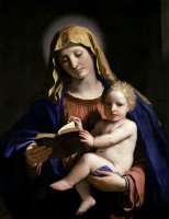 Madonna And Child by Guercino