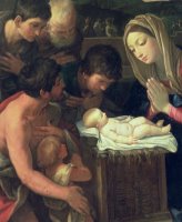 The Adoration Of The Shepherds by Guido Reni