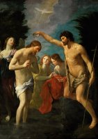 The Baptism of Christ by Guido Reni